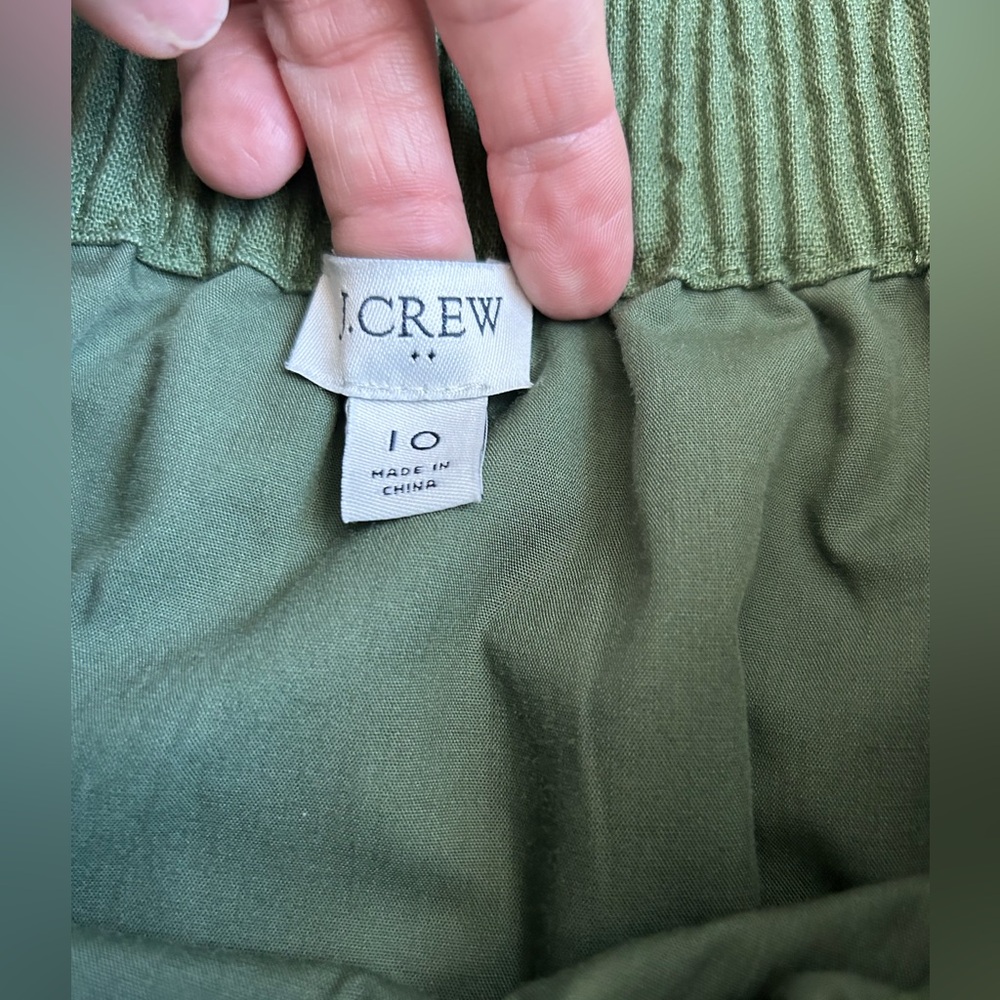 Re-Imagined by J. Crew Linen/Cotton Blend Skirt Like New Size 10 - Picture 2 of 8